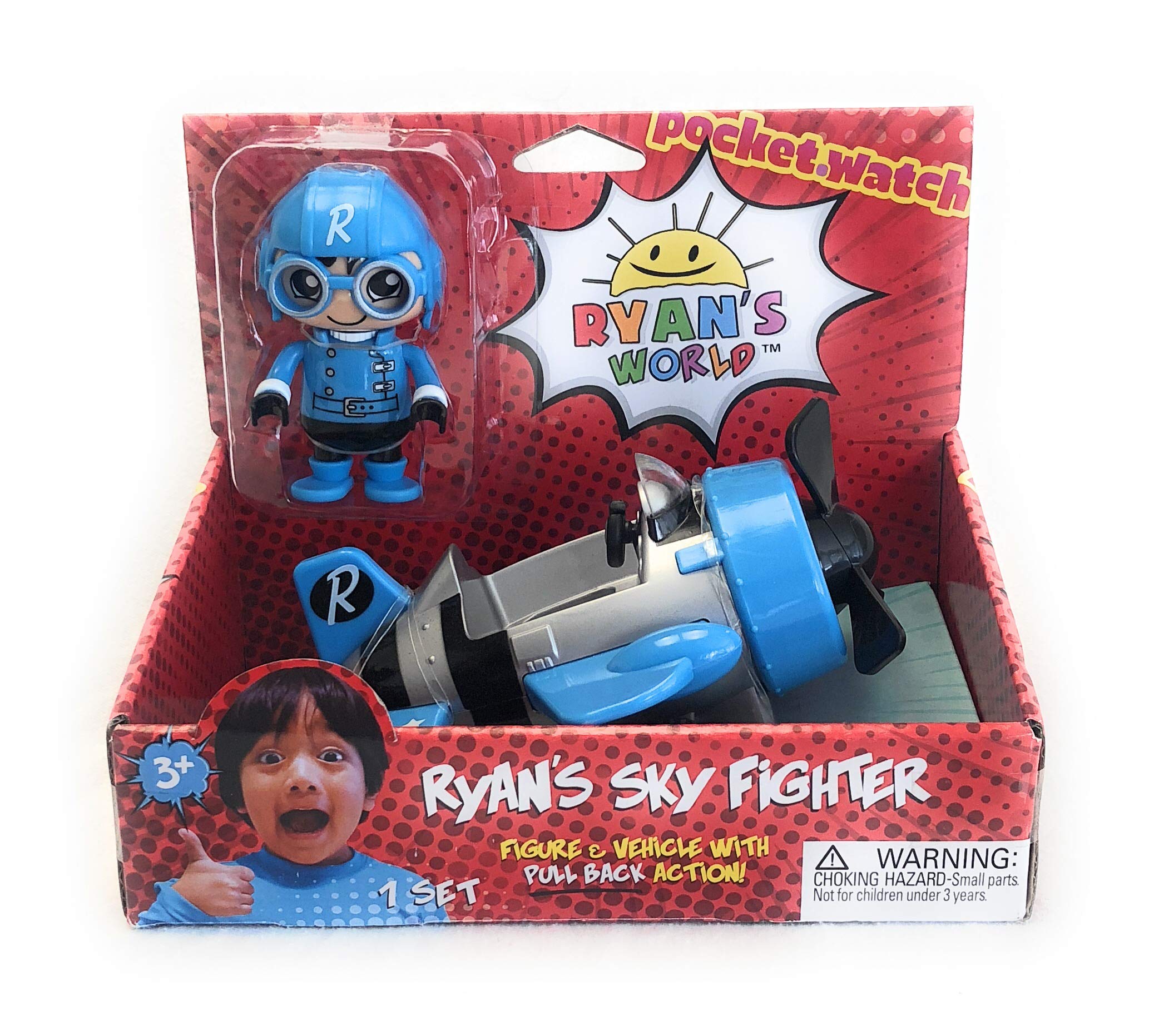 RYAN'S WORLD Toy Bundle Sky Fighter Ryan's Race Rod : Amazon.sg
