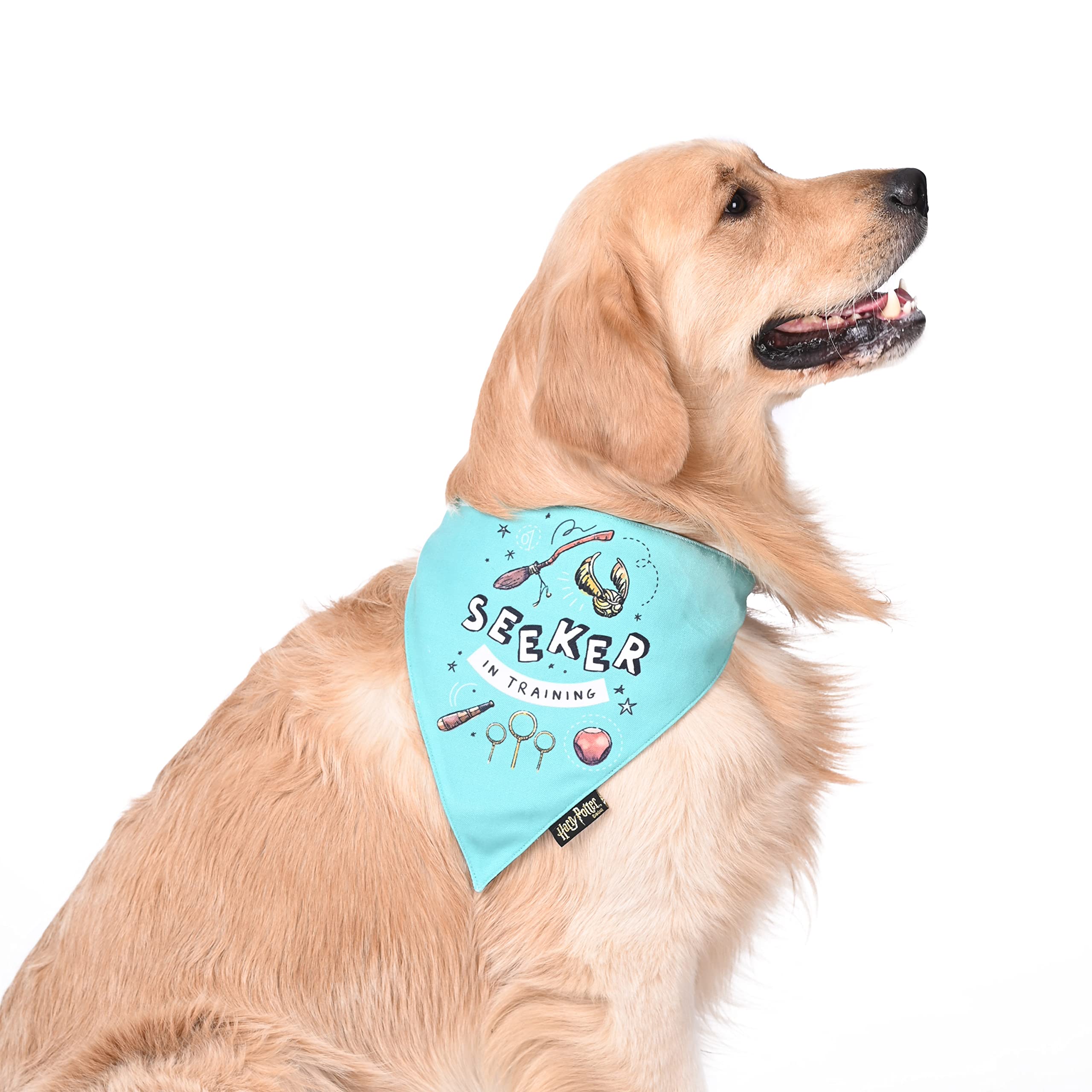 Harry Potter - Sniff N' Seeker Dog Bandana - by Mutt of Course (Color - Blue) (Medium Size)