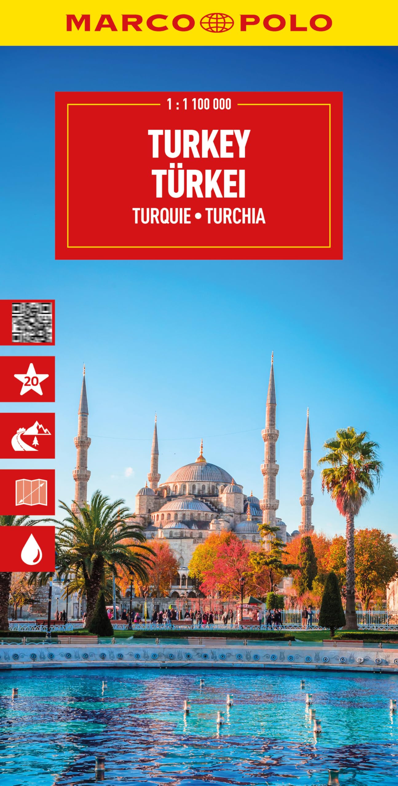 Turkey / Turkiye Marco Polo Map by Marco Polo (Sheet map, folded)