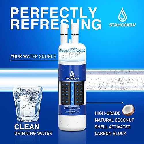 Miniatura 3 de Reemplazo de tapas de agua W10295370A compatible con EDR1RXD1, W10295370, P4RFWB, P8RFWB2L, 46-9930, 46-9081, 2 unidades