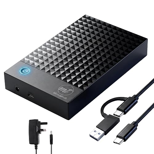 ModusTech 2TB Desktop External Hard Drive (NOT-PORTABLE) — Vault USB-C 3.1 (5Gbps) High-Speed HDD for PC, Mac, Laptop & Console, Backup Storage, 2-Year Warranty