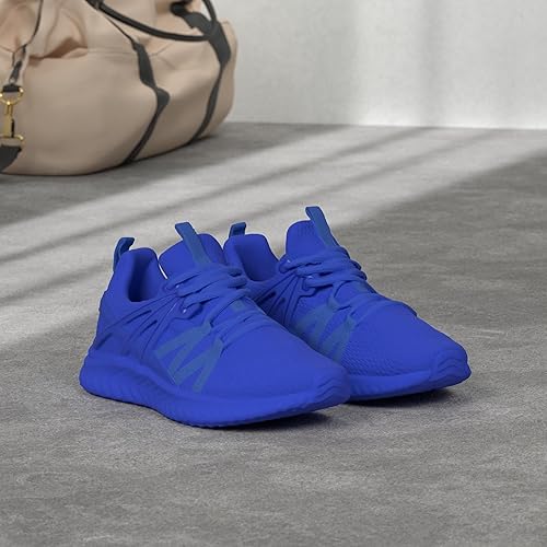 Vista 2 de Abboos Tenis para mujer, sin cordones, ligeros, informales, para gimnasio, caminar, viajes y trabajo