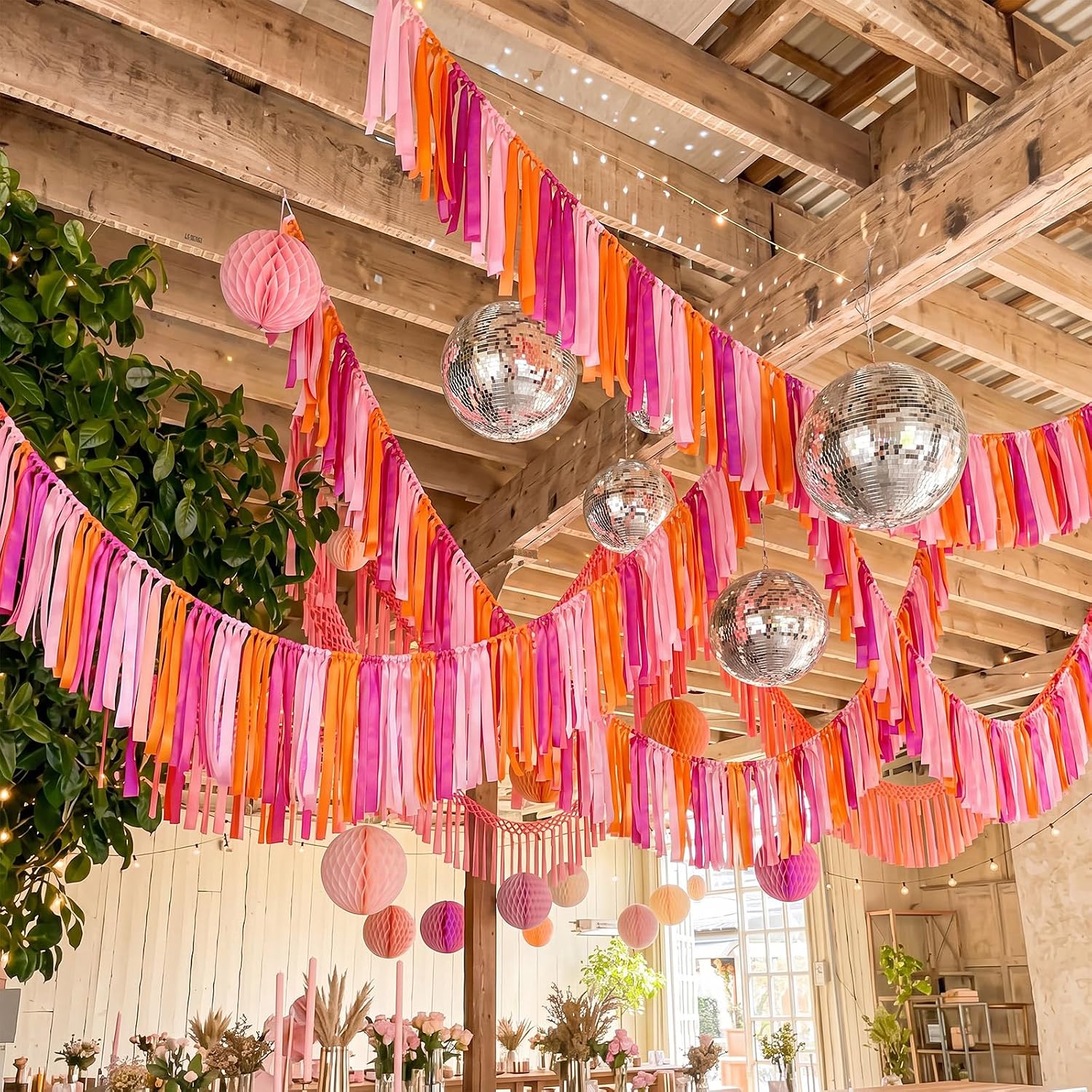 3 Pack Pastel Satin Ribbon Tassel Garland 19 FT Fabric Banner Boho Bunting Streamers for Baby Shower Birthday Wedding Nursery Wall Hanging Decor Photo Booth Backdrop