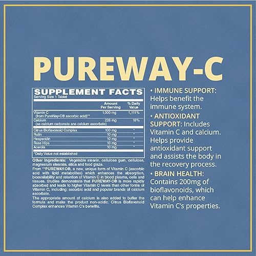 Miniatura 2 de Vitamina C 1000 Mg con Bioflavonoides, 180 Tabletas