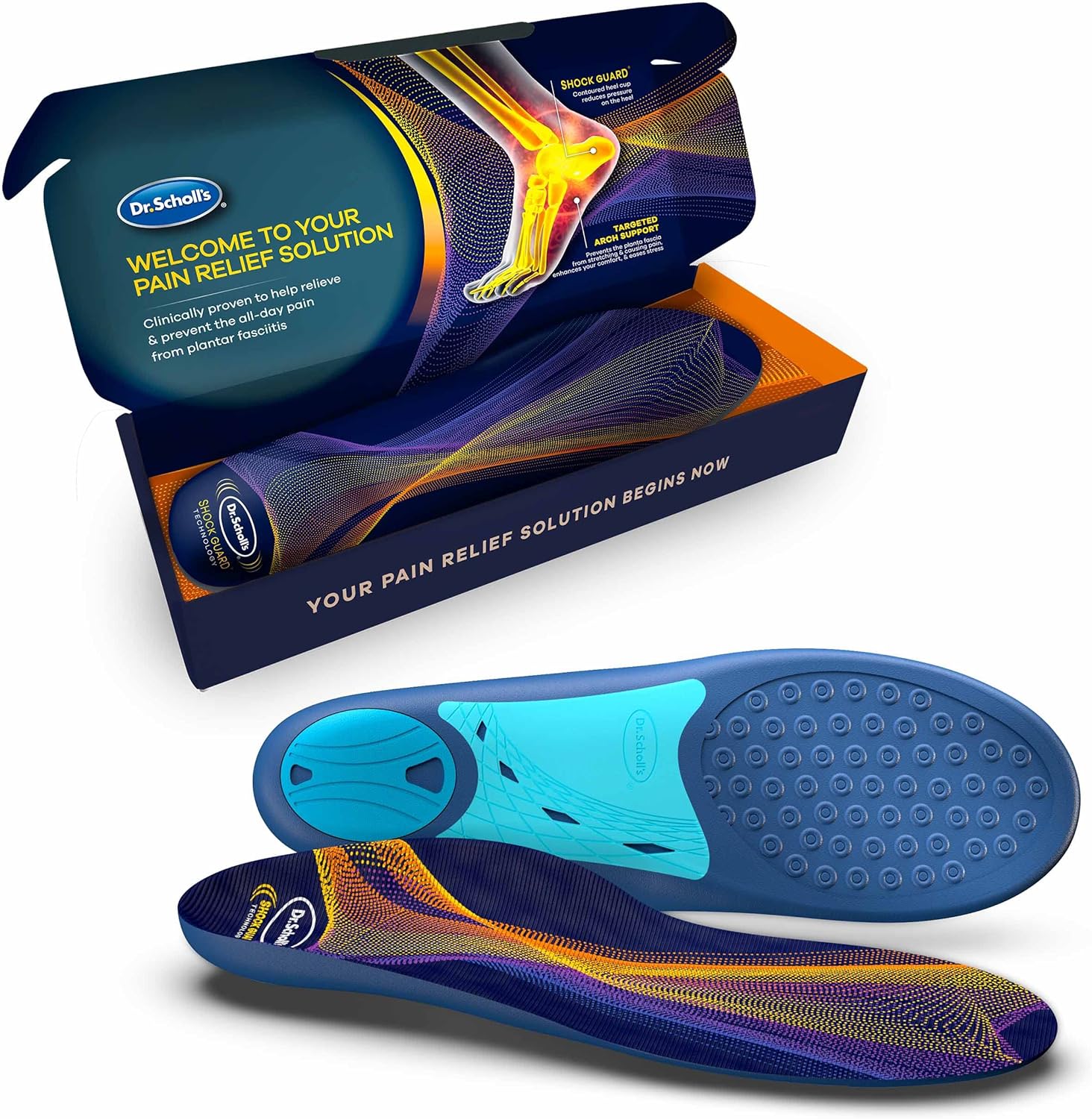 Dr. Scholl’s Plantar Fasciitis Pain Relief Orthotic Insoles