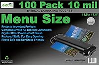 Vista 13 de Apache Paquete de 300 bolsas de laminado de 5 mil, para documentos de tamaño legal de 8.5 x 14 pulgadas (hojas de 9 x 14.5 pulgadas), suministros