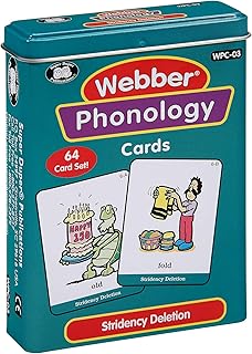 Super Duper Publications | WebberÂ® Illustrated Phonology Stridency Deletion Minimal Pair Card Deck | Educational Learning Resource for Children