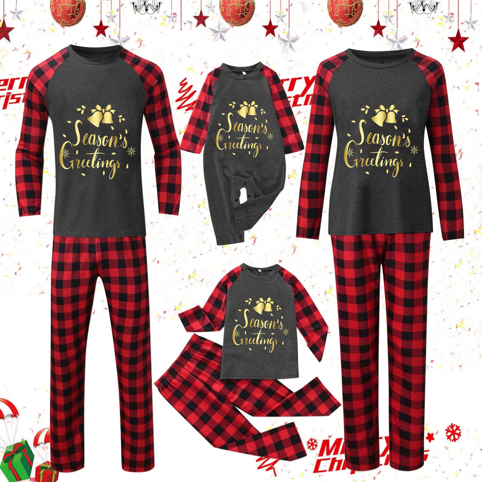 Pigiami Ragazzo Invernali 15 Anni Pigiama per la Famiglia Set Pigiama Natalizio Homewear Stile papà Pigiami Natalizi 7 Anni