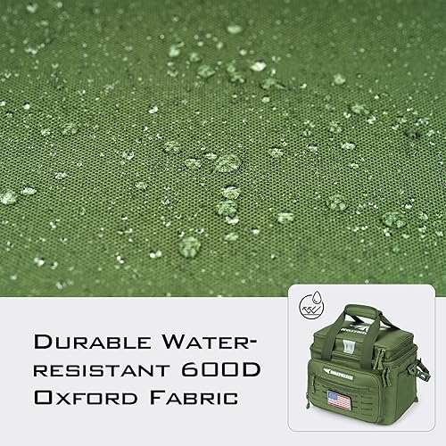 Miniatura 6 de KastKing - Bolsas para aparejos de pesca - Bolsas de pesca para agua salada y agua dulce - Resistente al agua, correa de hombro acolchada - Verde