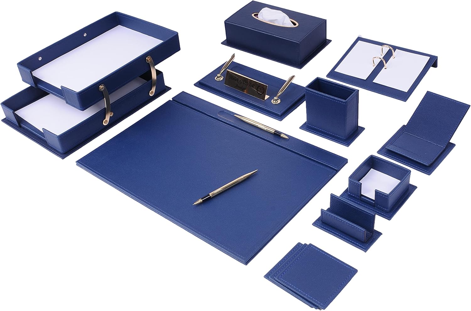 MOOG Desk Organizers Desk Accessories Leather Desk