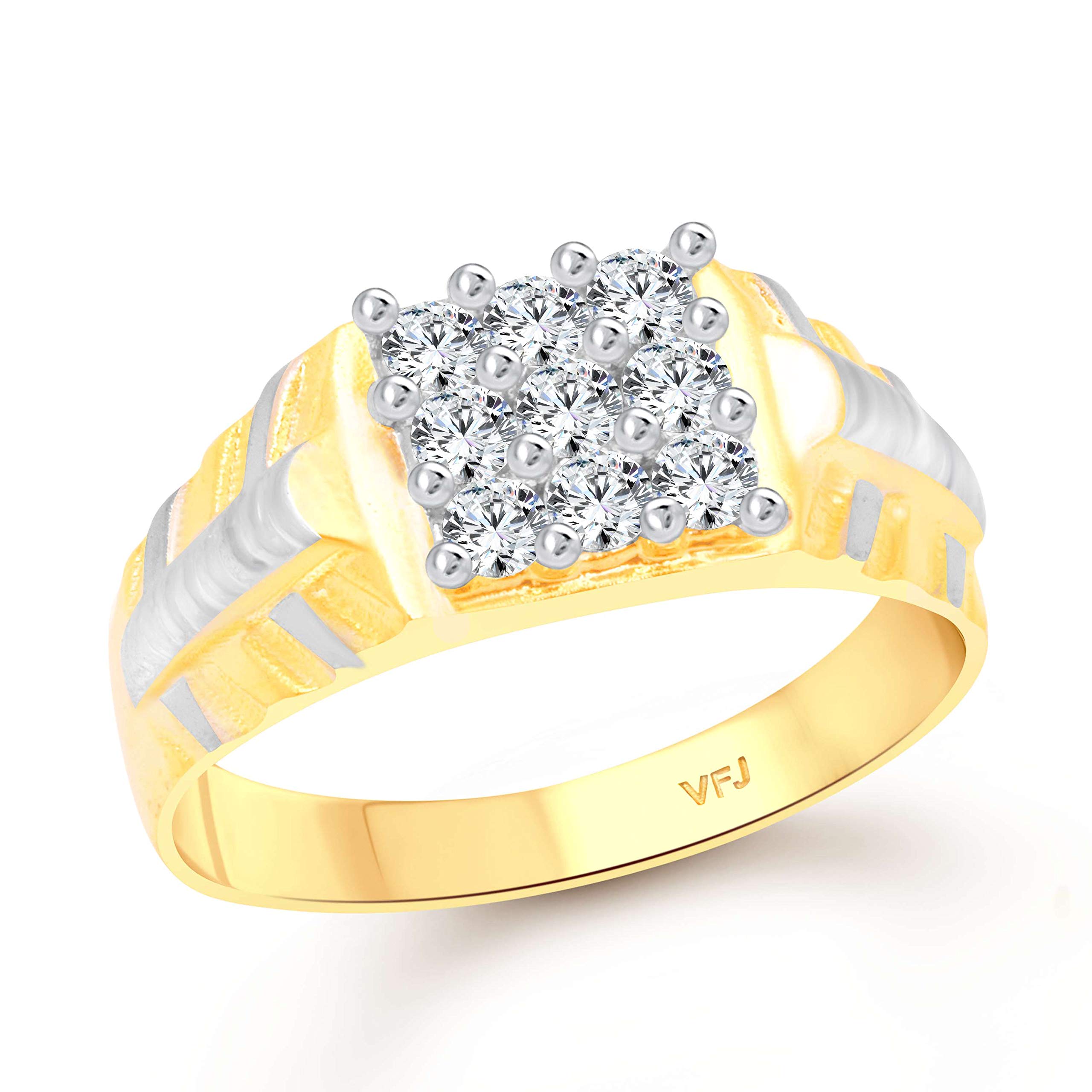 Vighnaharta valentine day gift valentineday gift for her gift for him gift for women gift for men Avengers CZ Gold and Rhodium Plated Alloy Gents Ring for Men and Boys -[VFJ5071FRG21] (B09PYJG41N) Amazon Price History, Amazon Price Tracker