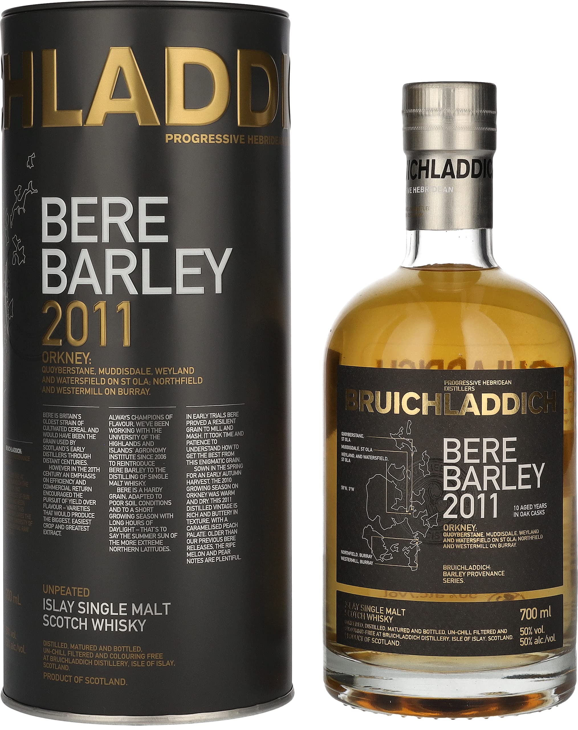 Bruichladdich Bruichladdich Bere Barley 2011 Islay Scotch Single