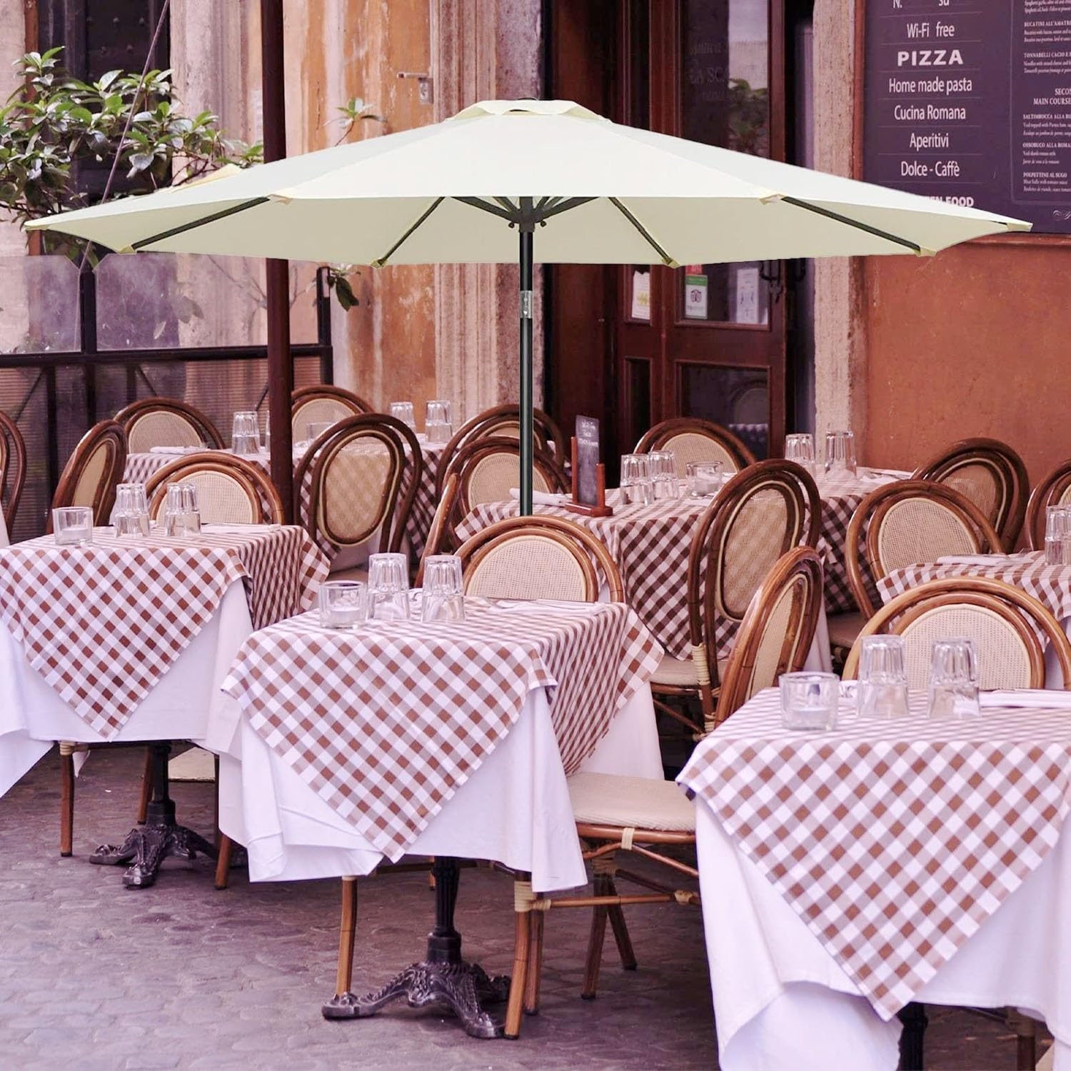 Sonnenschirm Ersatzbezug - UV50+ Wasserdicht 6/8 Rippen