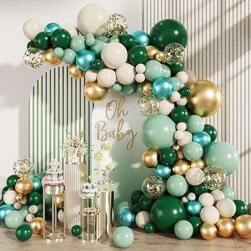 Miniatura 8 de Kit de arco de globos de oro rosa, 147 piezas de globos metálicos dorados, blancos, pastel, desnudos, rosas y de oro rosa con confeti para oro