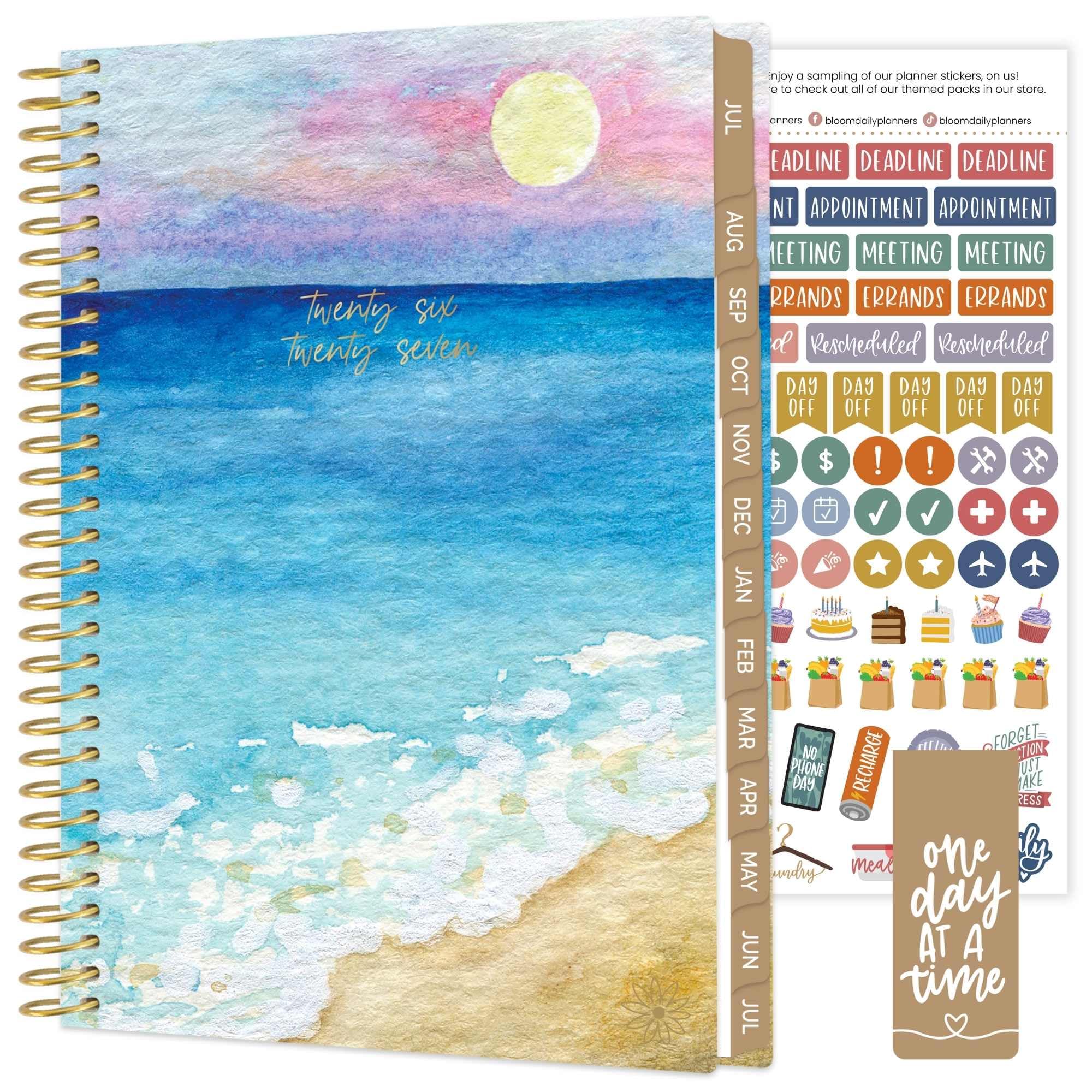 bloom daily planners Coastal Calm