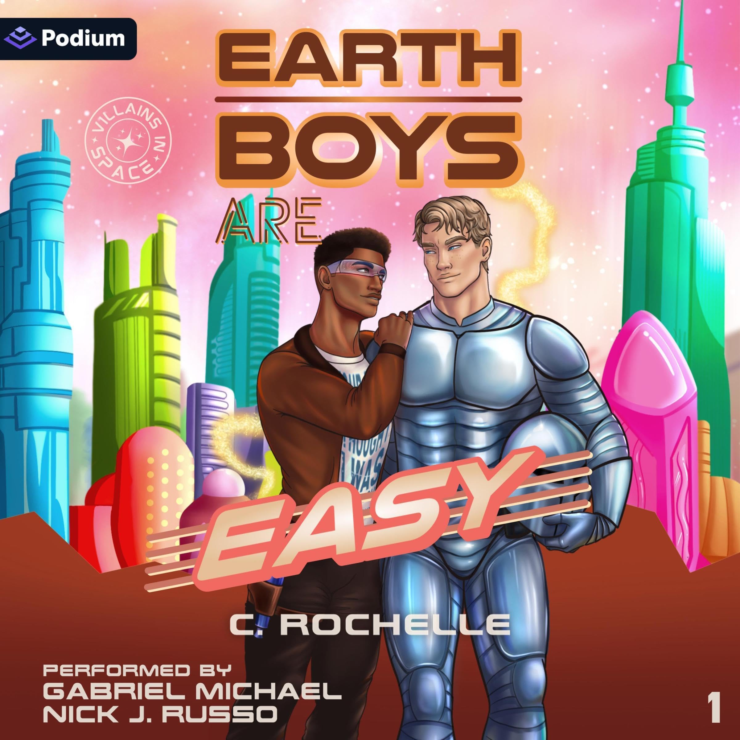 Cover art for Earth Boys Are Easy