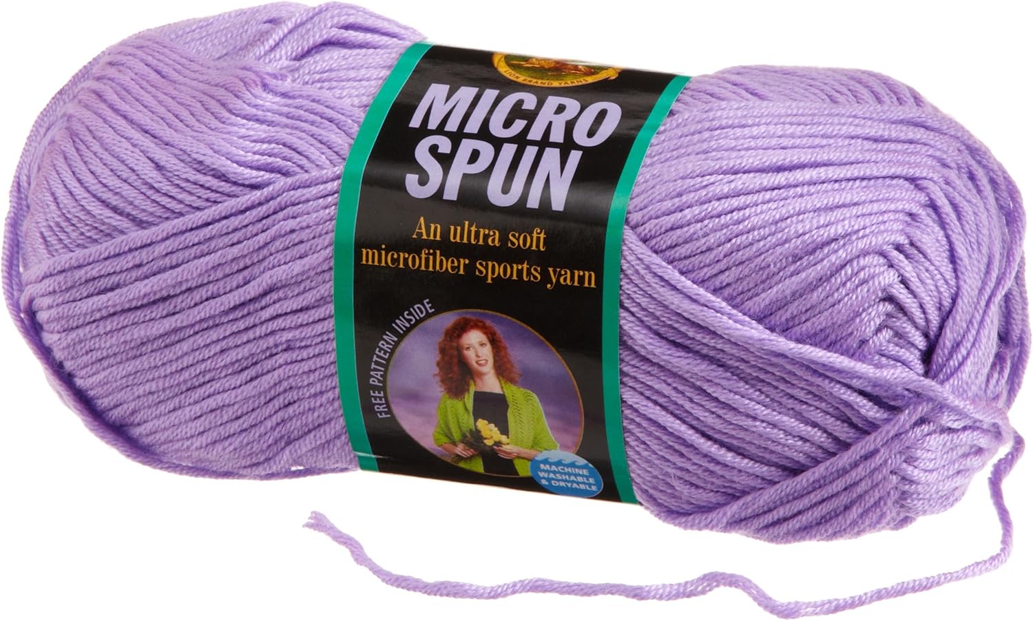 Lion Brand Yarn 910143A Microspun Yarn, Lavender