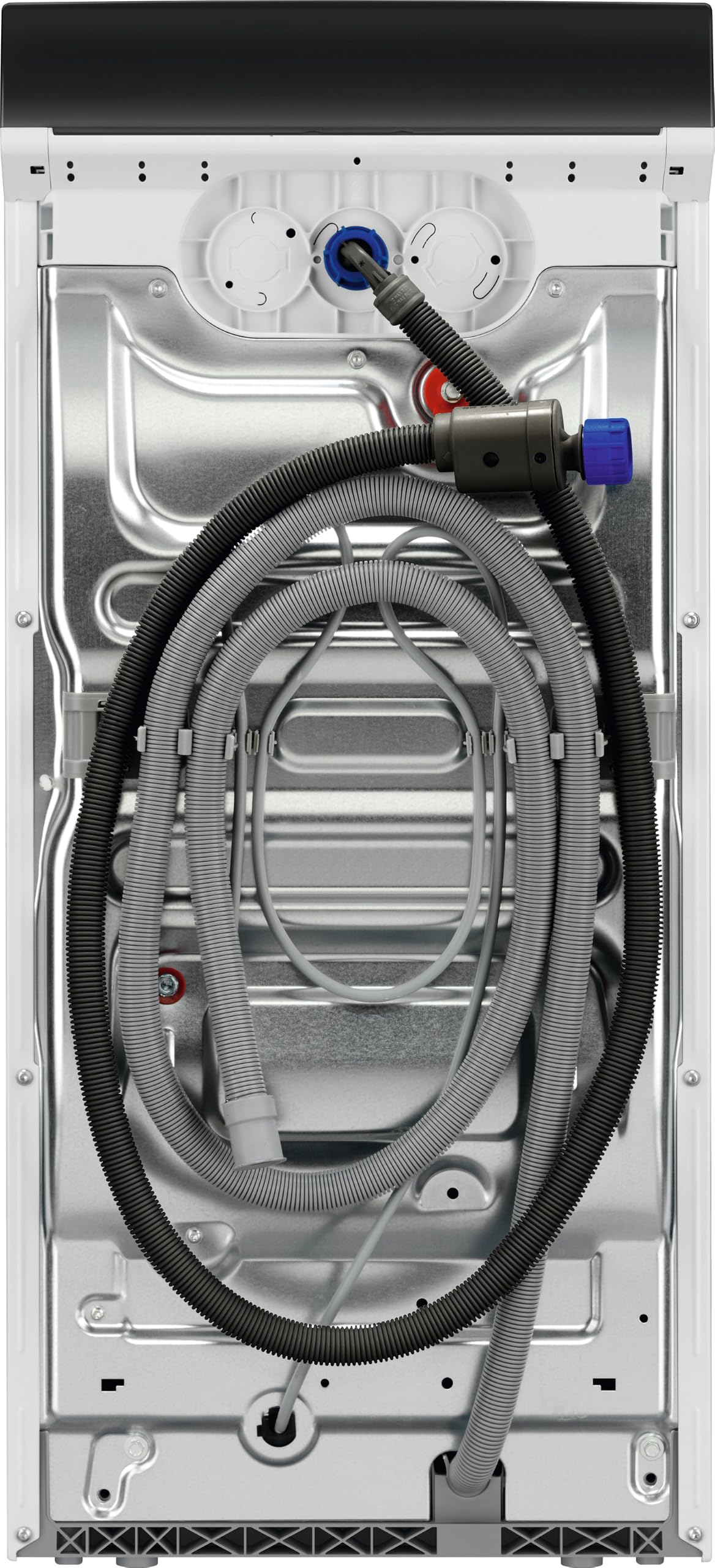 AEG Waschmaschine Toplader 40 cm, Serie 6000 mit KI WashAssist, LTR6A4E260 | 6 kg in 45 Min. bei 30 °C sauber, Nachlegefunktion, Wasserstopp, 1200 U/min, Hygiene-Dampfprogramm, Inverter-Motor