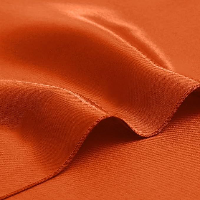Servilletas de Satin Naranja 60 Unidades 43 x 43 cm Aormenzy miniatura 6