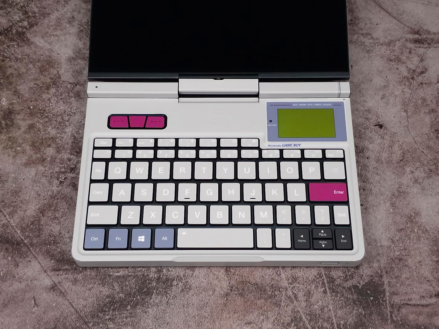 GPD Pocket 4 Decal Skin, Retro Gameboy Edition, Full Wrapping Matte Vinyl Skin for GPD Pocket 4 (Designed by POP SKIN)