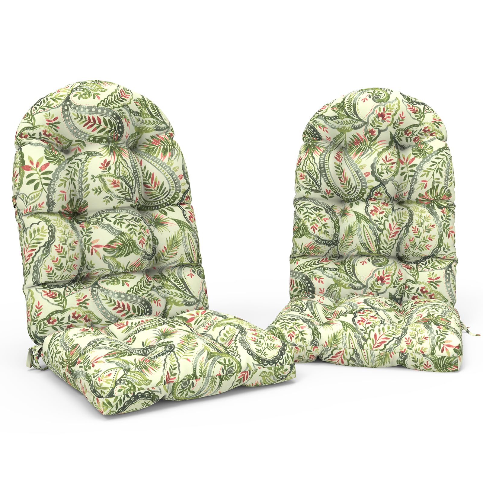 Photo 1 of TWLEAR Adirondack Chair Cushions - 44" x 19" x 4", Set of 2