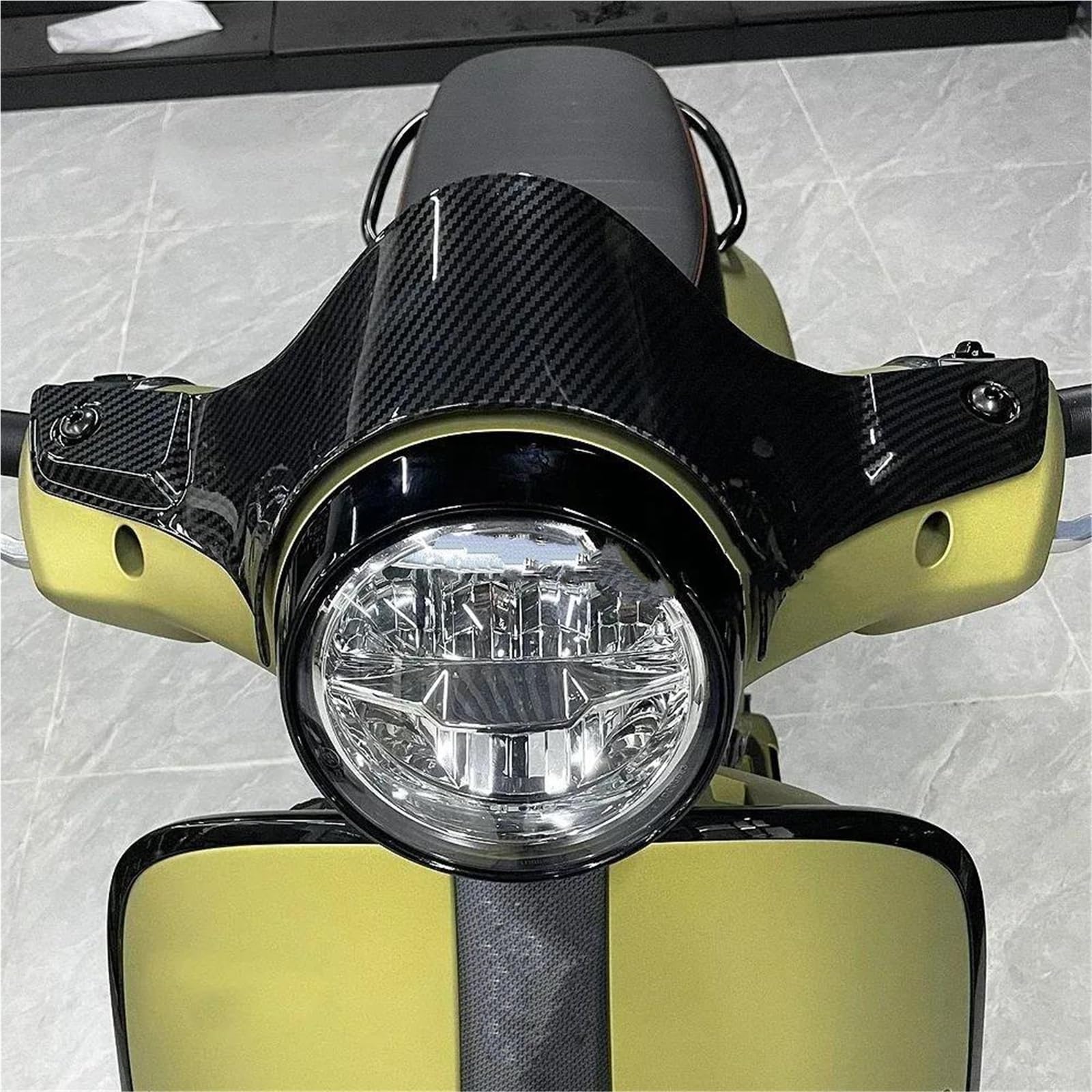 Parabrezza Per Moto Per Vespa GTS 300 Super (gts300) 2023 2024 Parabrezza Anteriore Sportivo Da Viaggio E Deflettori Vento Parabrezza Moto(Nero opaco)