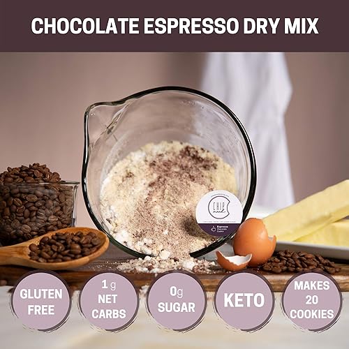 Miniatura 4 de ChipMonk Mezcla de galletas  Aperitivos cetogénicos cero o bajos en carbohidratos, postres, galletas, sin gluten, altos en grasa y proteínas,