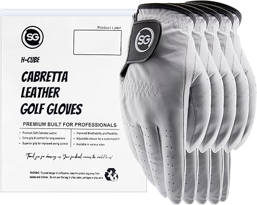 All Weather & Genuine Leather Golf Gloves Men