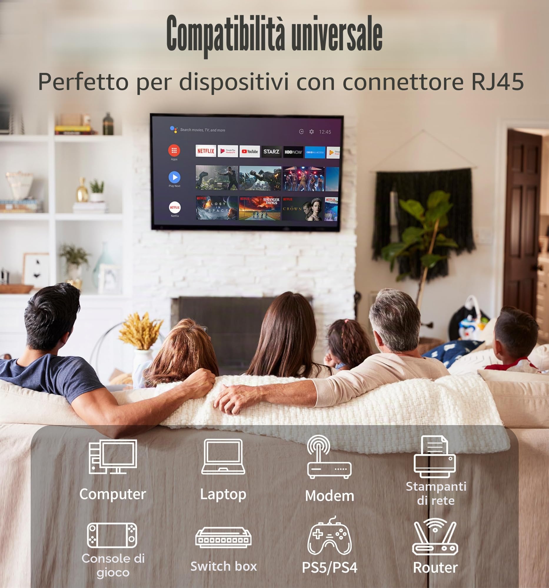 Cavo Ethernet 10 metri, Cat 6 Alta Velocità Cavo LAN 10m Gigabit RJ45 Cavo di Rete, 23AWG Cavo Internet 1000Mbit/s 250MHz UTP CCA, Nero Lungo Cavo Patch per Router Switch Modem Xbox PC (10 Clips)