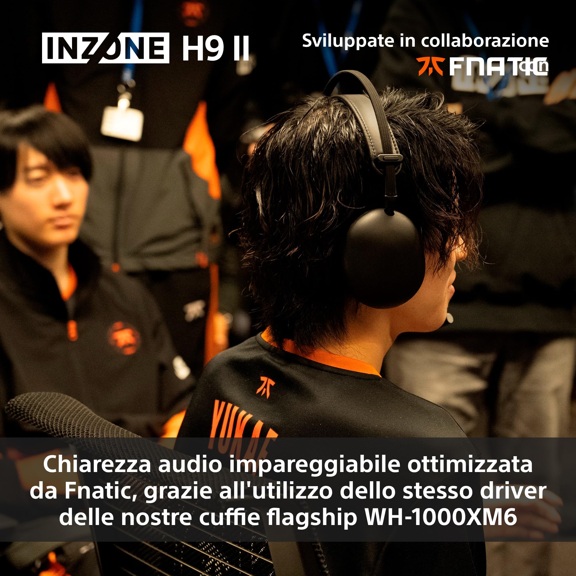 Sony INZONE H9 II Cuffie da gaming wireless con cancellazione del rumore – Audio spaziale a 360°, Microfono con riduzione del rumore, Batteria da 30 ore, Design leggero, Bluetooth Cablato, PC – Black