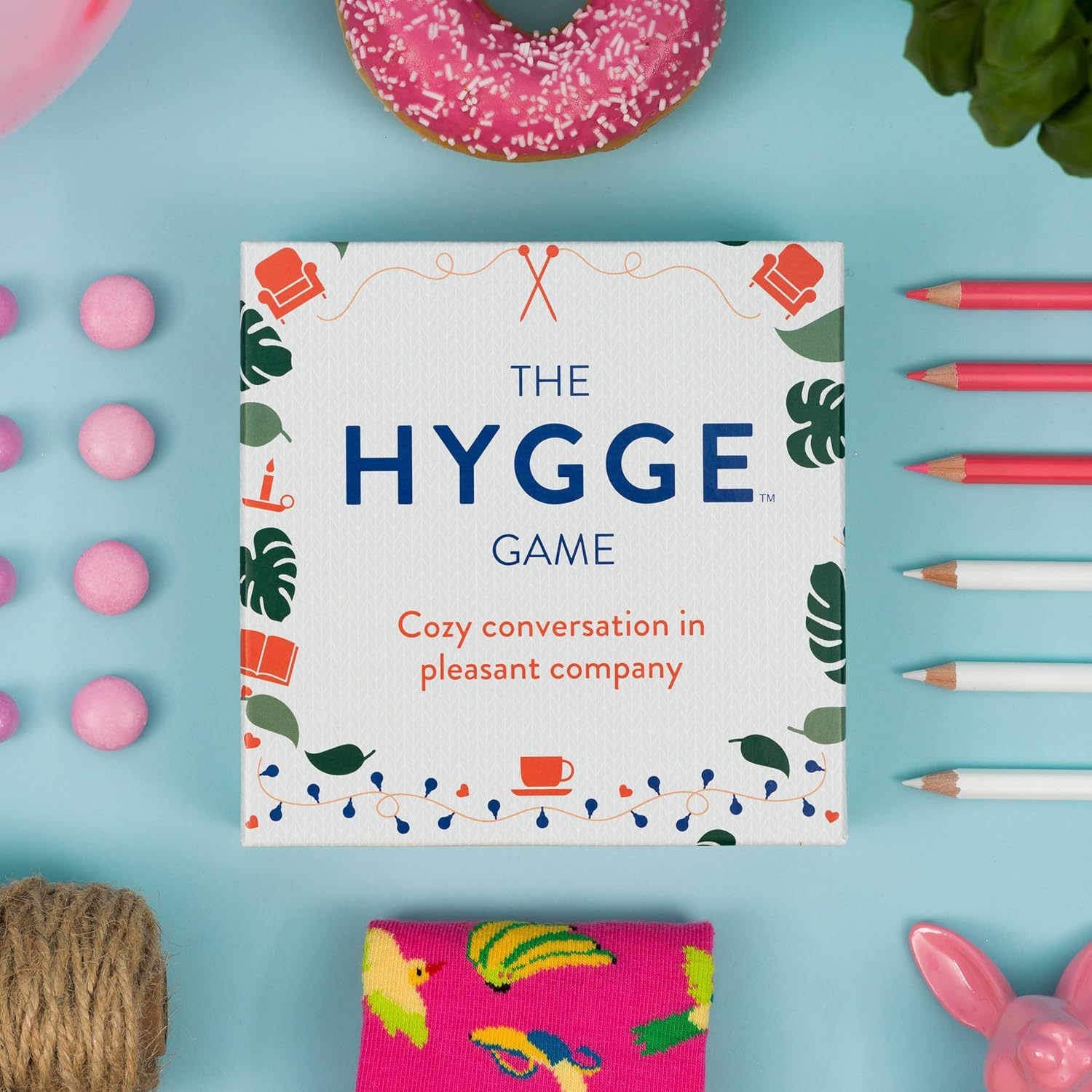The Hygge Game - Cozy Conversation In Pleasant Company Multicolored, White,14 years