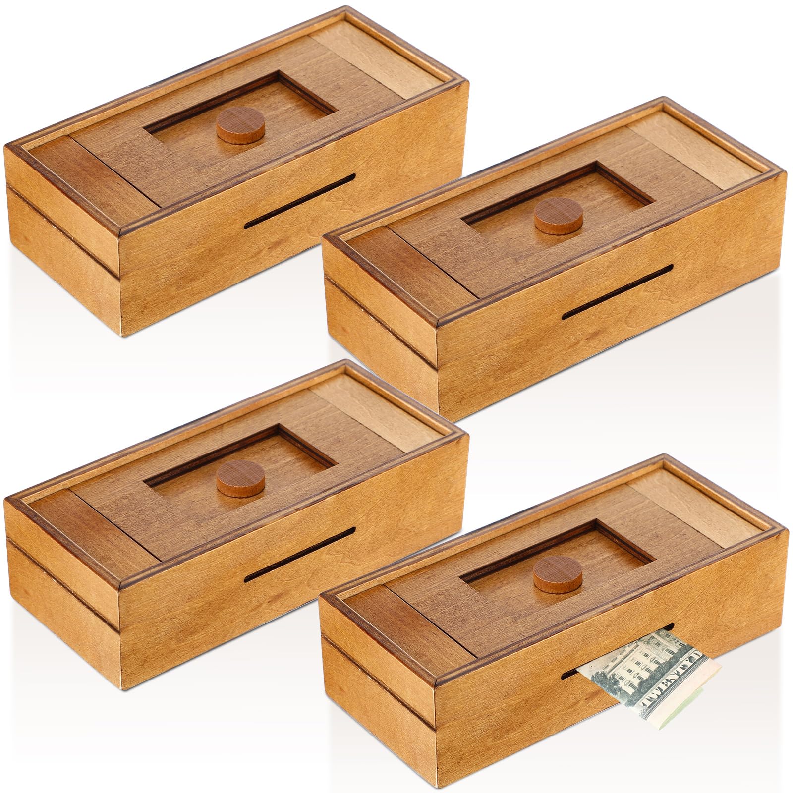 ウルトワギフトボックス Amazon.com: Yilloog 2 Pcs Secret Puzzle Box, Brain Teaser Wooden