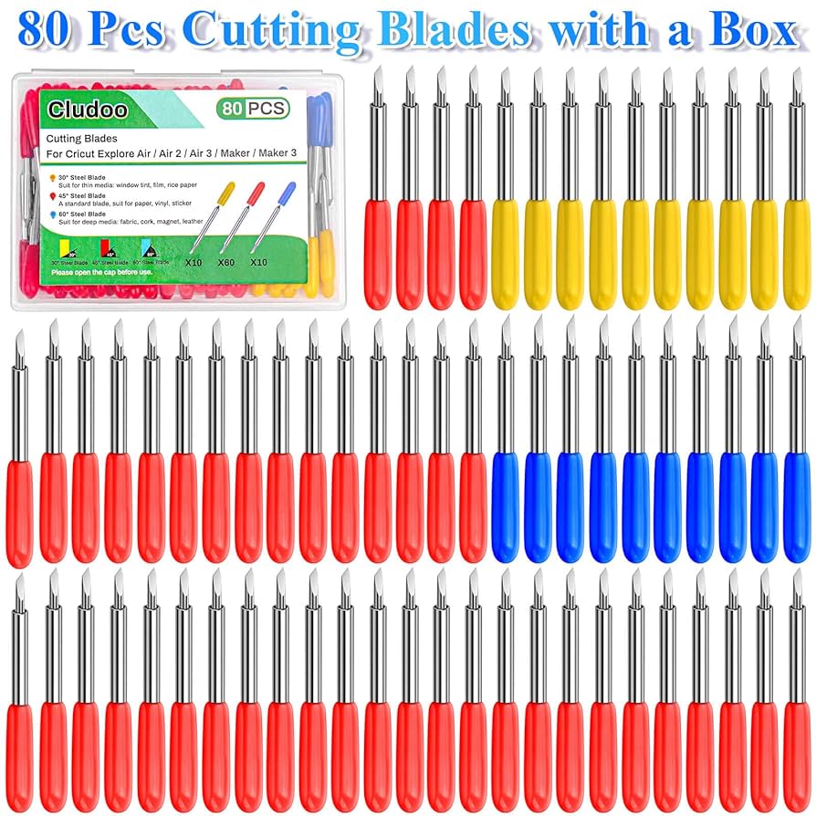 50PCS Deep Cut Blades For Cricut Explore Air 2 Air Maker Expression