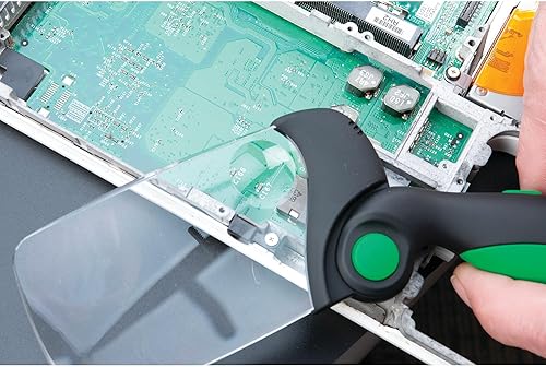 Miniatura 4 de Performance Tool 20238 Lente de lupa bifocal 2X/6X con luz LED, ideal para tareas de trabajo de precisión, lectura, manualidades e inspección