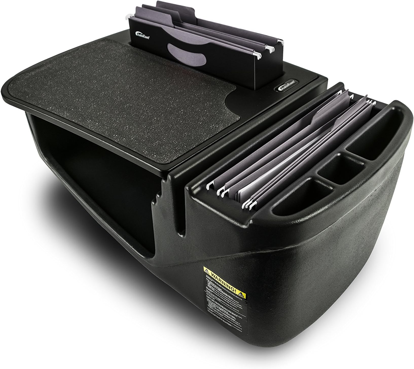 AutoExec AUE27000 Efficiency FileMaster Car Desk Black Finish