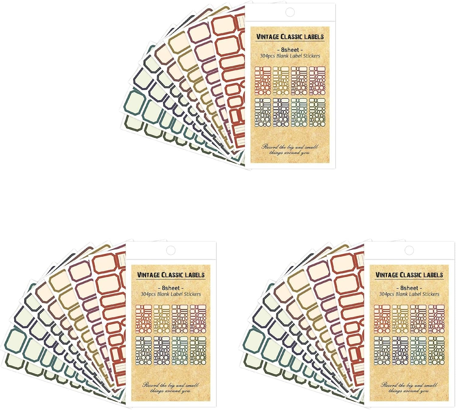 Sarkoyar Labels Stickers Classic Art Crafts Paper DIY ...