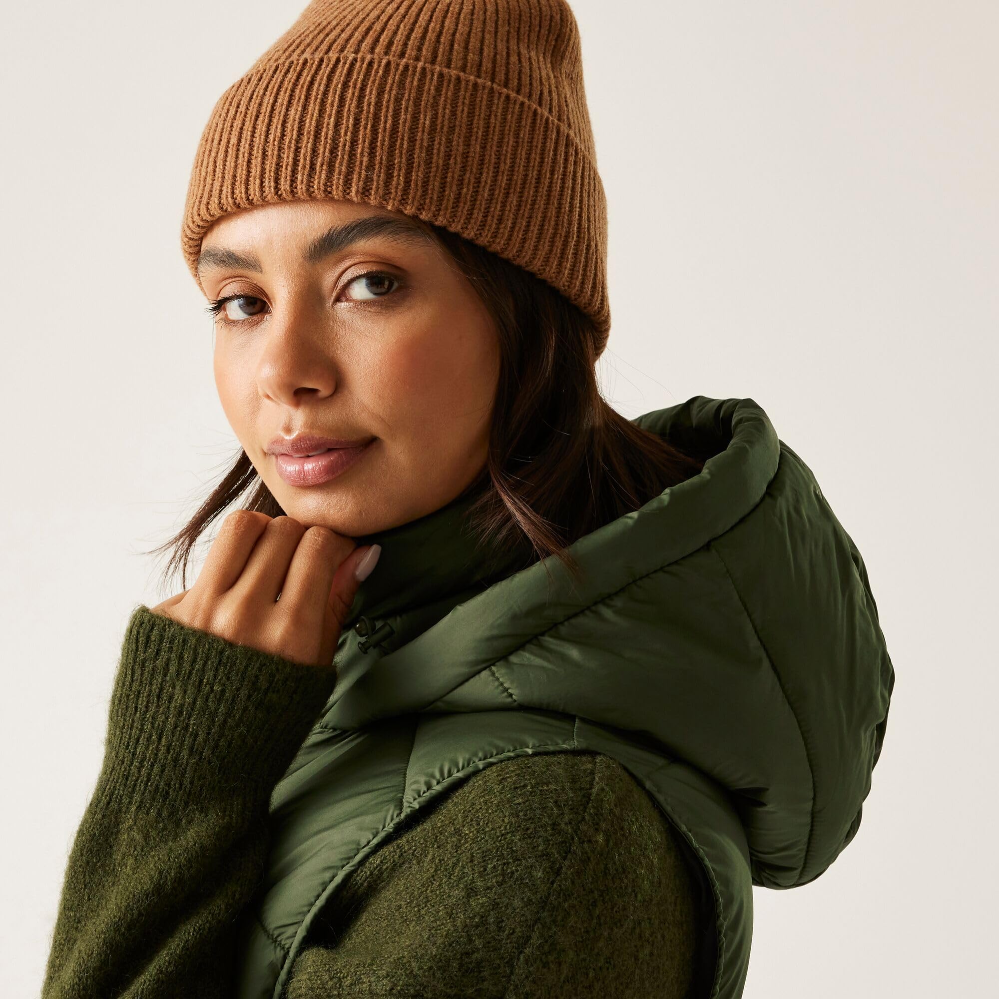 Regatta Ganella Gilet Long À Carreaux pour Femme Gilet Femme