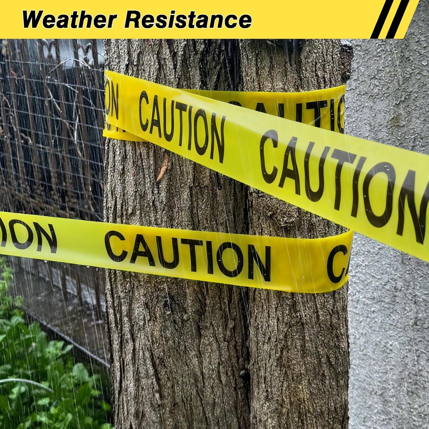 Premium Yellow Caution Tape - 3 Rolls 3000FT -8 Premium Yellow Caution Tape - 3 Rolls 3000FT -8