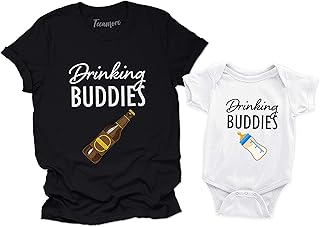 TEEAMORE Father and Son Shirts Matching Daddy and Me Gifts Dad and Daughter Fathers Day Outfits
