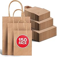Vista 10 de Stock Your Home Bolsas de papel kraft marrón de 52 libras (50 unidades) – Bolsas de comestibles grandes a granel para compras