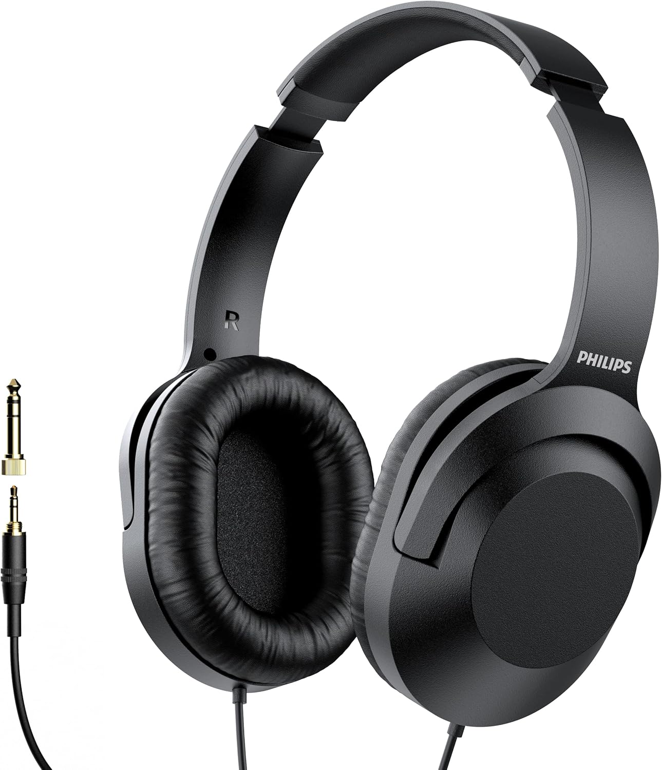 Philips Over Ear Wired Stereo Headphones for Podcasts