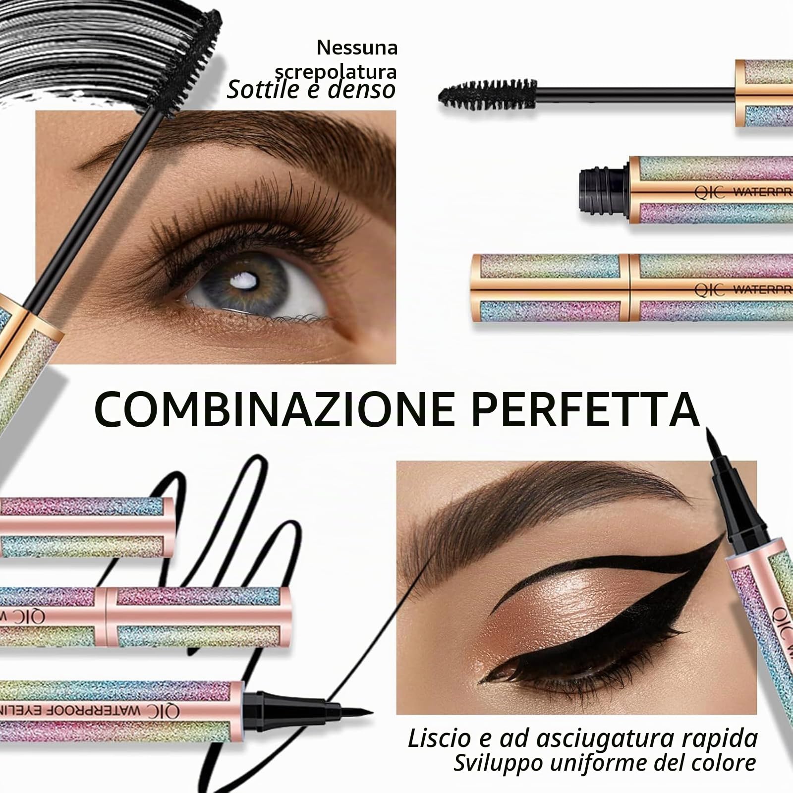 Joyeee Set di Trucchi Completo, Kit trucchi Donna Adolescenti Ragazza, Make up Set Regalo con Palette di ombretti Rossetto Mascara Blush Fondotinta Eyeliner Pennello