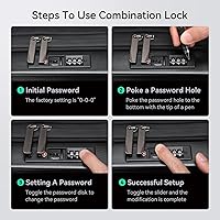 Vista 4 de Mochila de carcasa dura MARK RYDEN, Negro, Casual