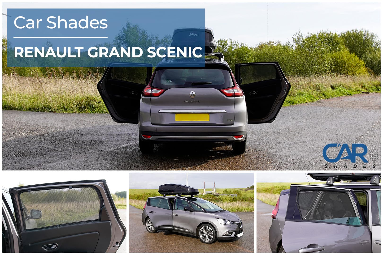 Car Shades Jeu de Pare-Soleil sur Mesure pour Voiture
