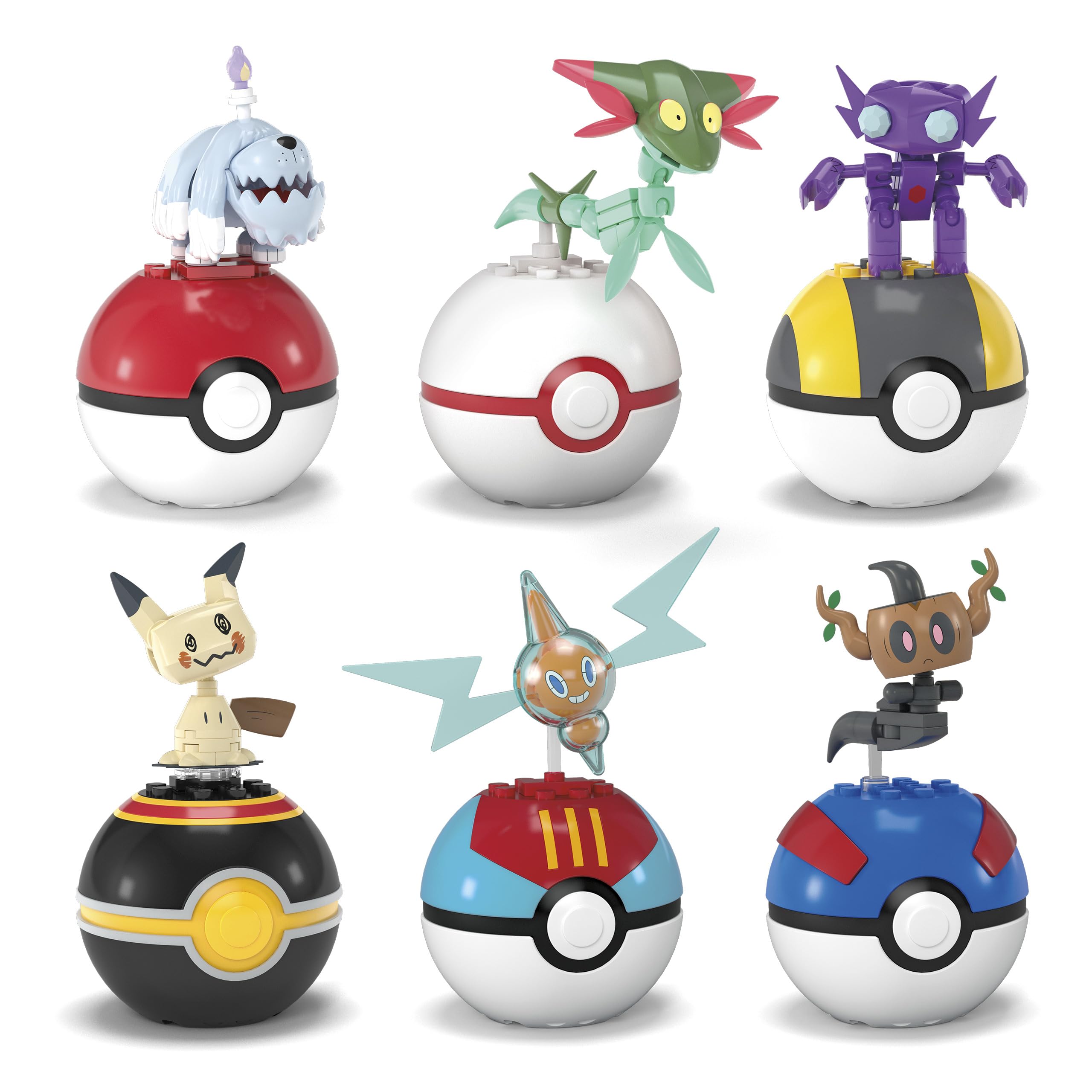 MEGA Construx, 1 Pokébola Sortida, Brinquedo de Construção, Para