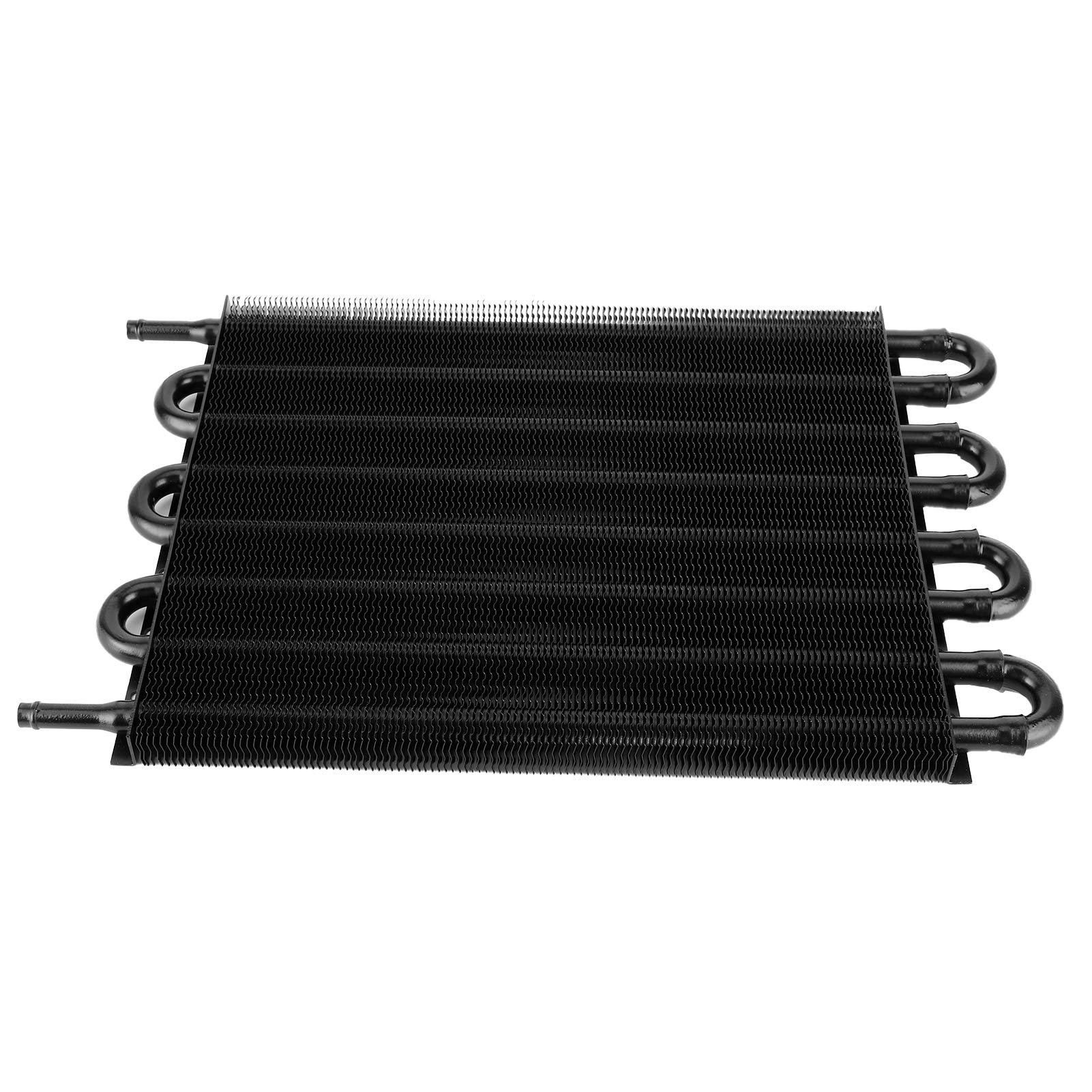 Radiatore Olio Trasmissione, 8 file Nero Universale in Alluminio Radiatore Dell'Olio Della Trasmissione Radiatore Olio OC‑1405 per Tutti i Veicoli, 300x254x20mm