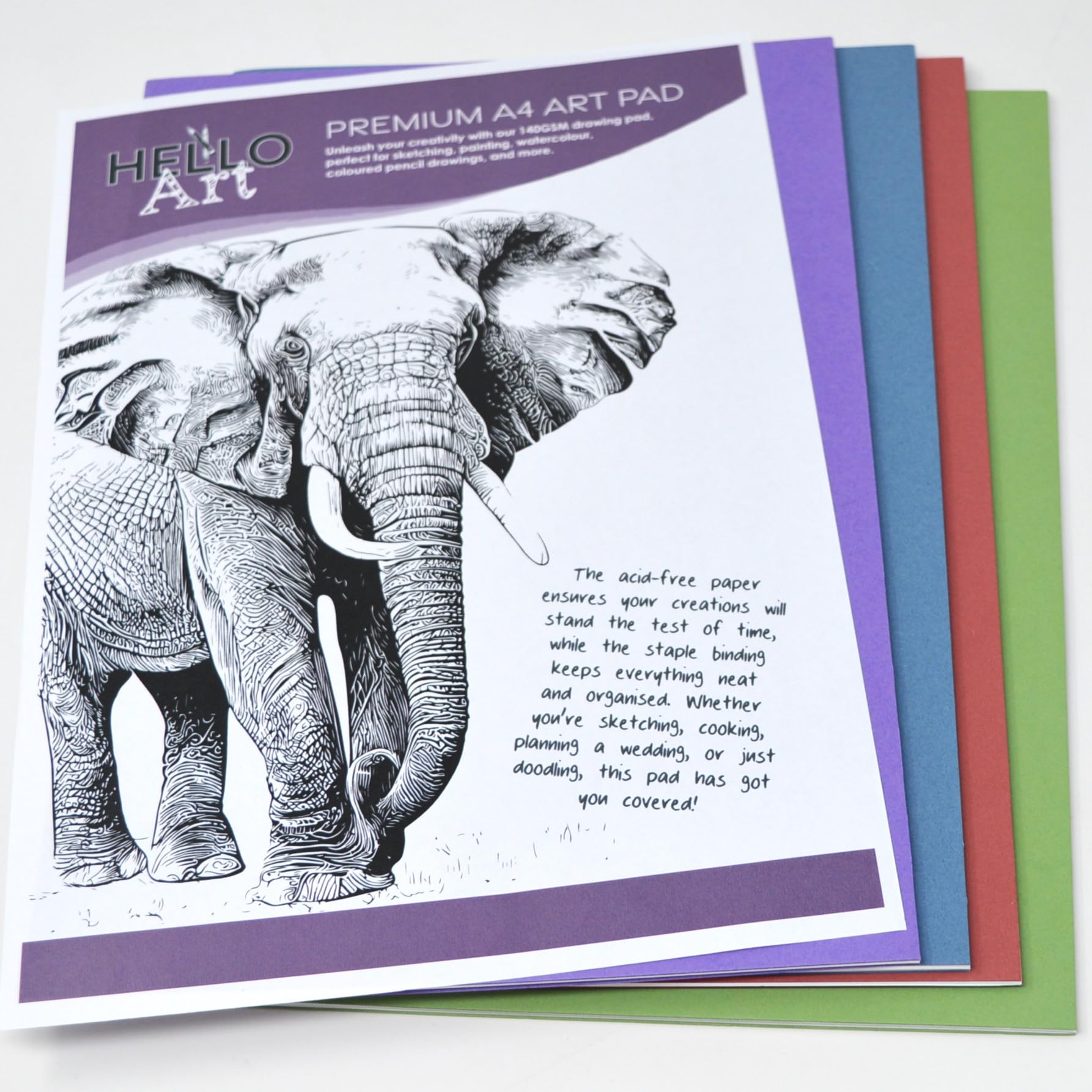 World of Paper Doodle n' Art Sketch Book - Muted