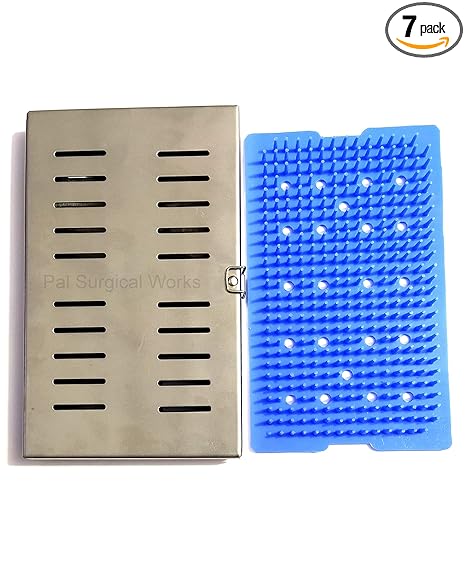 PSW Pal Sterilization Tray With Silicon Mat Medium Size