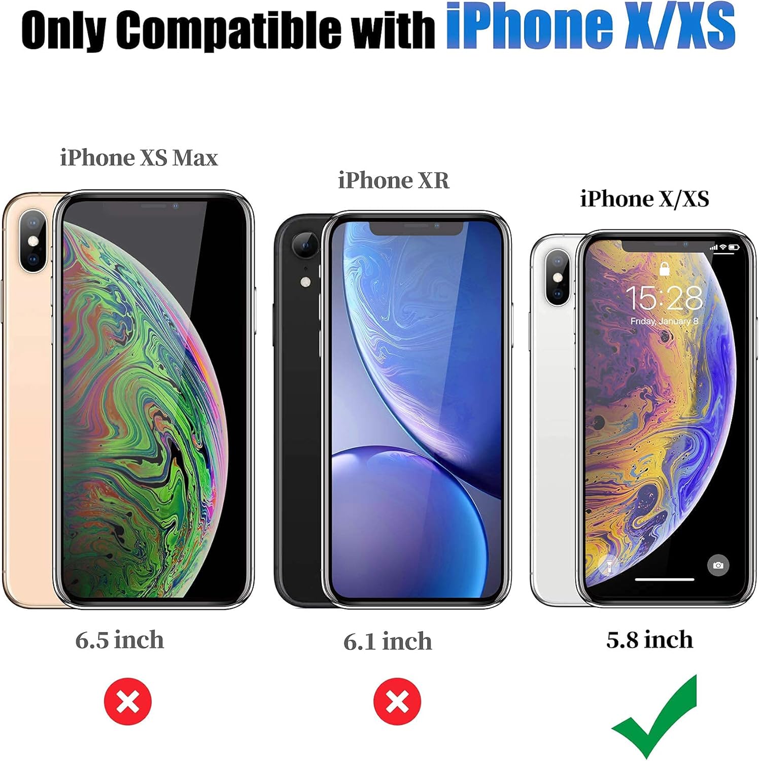 Buy Jame Invisible Foldable Case For Iphone X Case Iphone Xs Case With 2 Pcs Screen Protector Slim Fit Case Protective Phone Cover With Kickstand For Men Women Hard Pc Soft Silicone