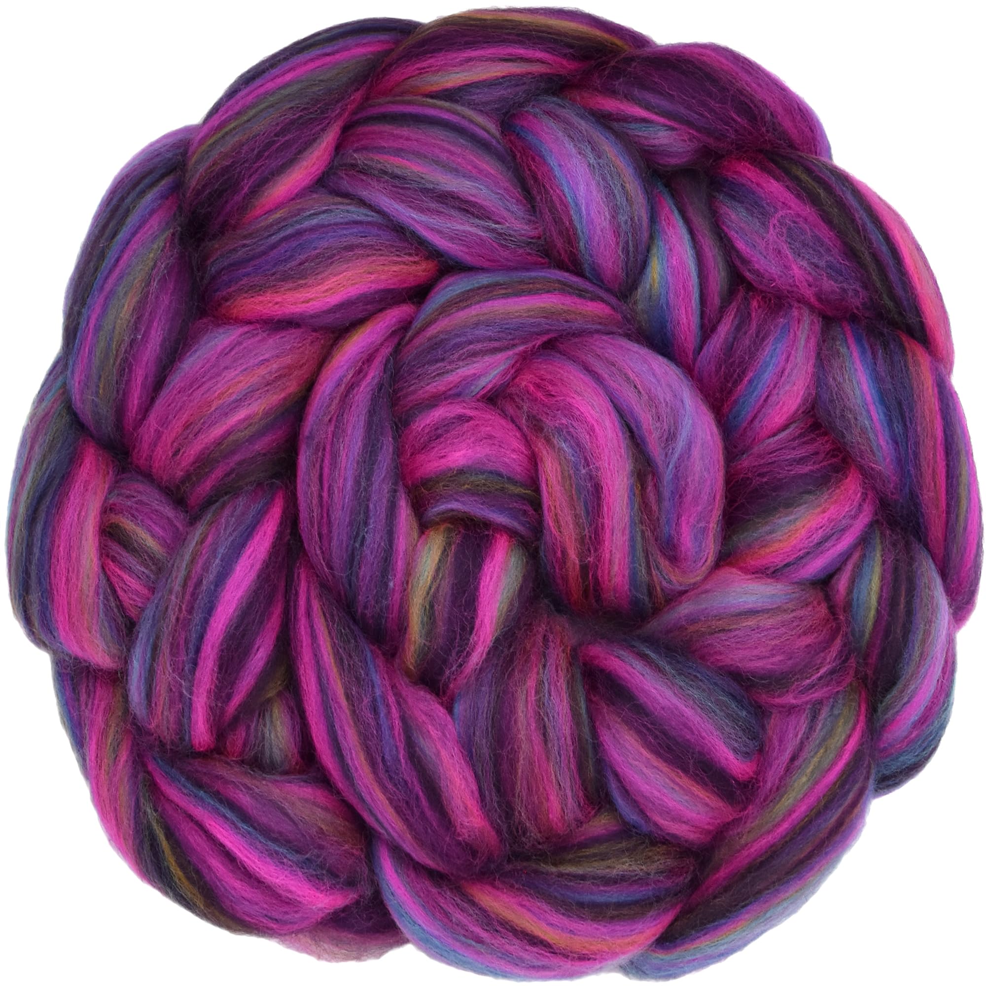 Combed Top Roving. Exotic Designer Blend, Night Fever